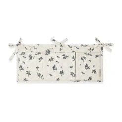 Garbo&Friends Organizador de cama acolchado satin Blueberry, 18x43 cm Beige Sale