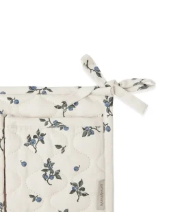 Garbo&Friends Organizador de cama acolchado satin Blueberry, 18x43 cm Beige Sale