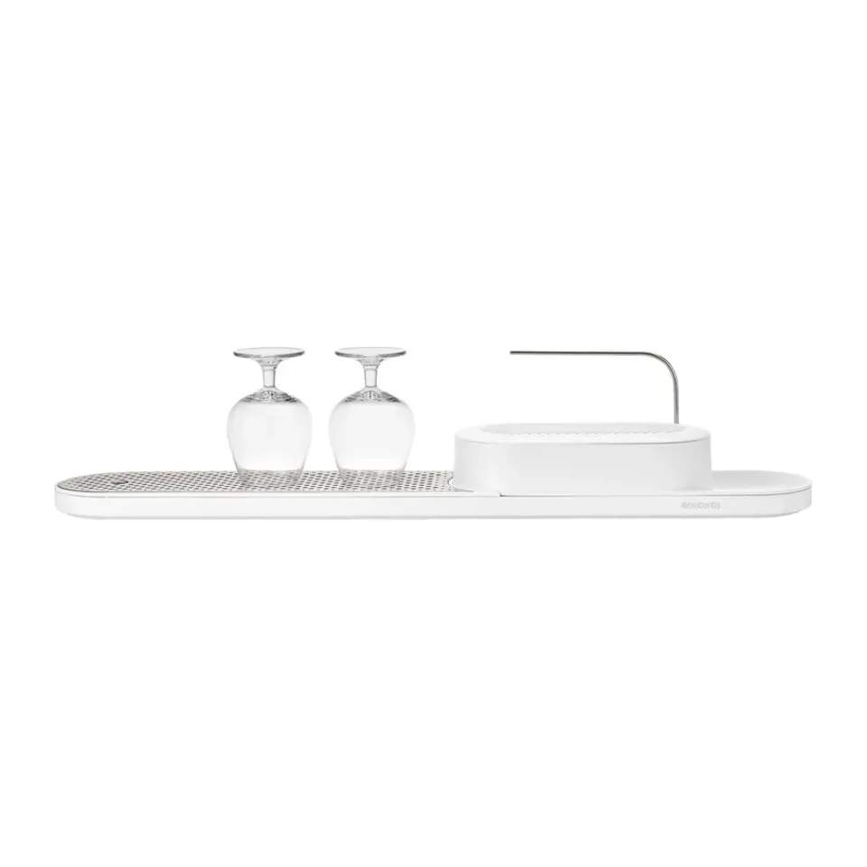Brabantia Otros Utensilios De Limpieza<Organizador de fregadero SinkStyle, set de 2 piezas, Mineral Fresh White Blanco