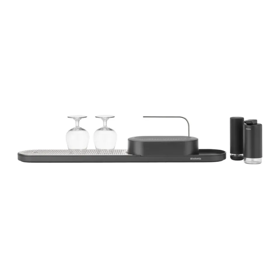 Brabantia Otros Utensilios De Limpieza<Organizador de fregadero SinkStyle, set de 4 piezas, Mineral Infinite Grey Gris