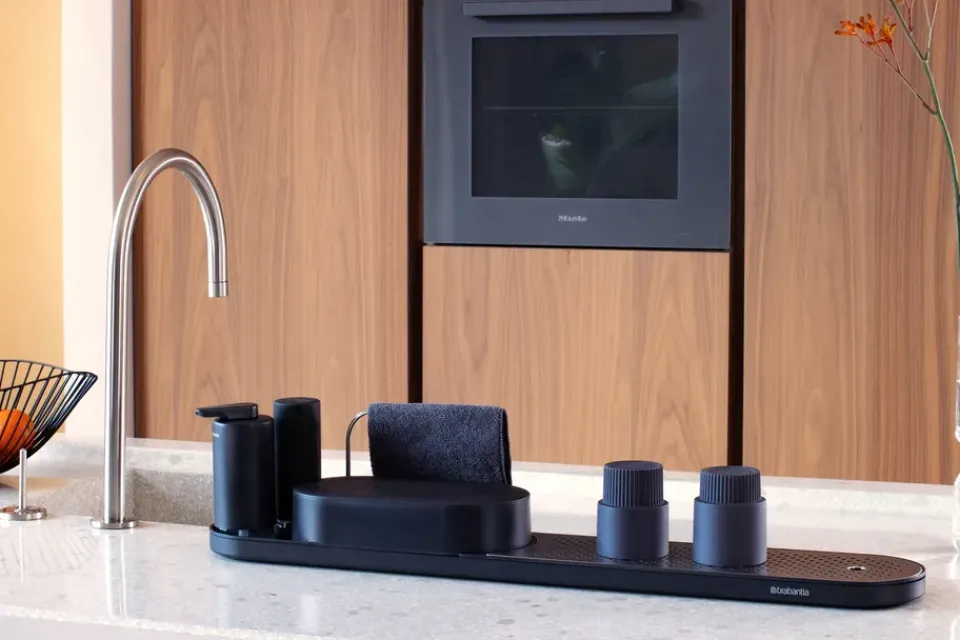 Brabantia Otros Utensilios De Limpieza<Organizador de fregadero SinkStyle, set de 4 piezas, Mineral Infinite Grey Gris