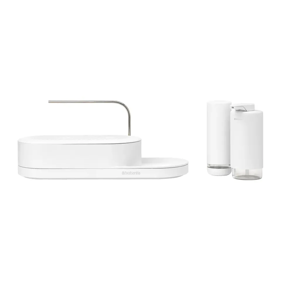 Brabantia Otros Utensilios De Limpieza<Organizador de fregadero SinkStyle, set de 3 piezas, Mineral Fresh White Blanco