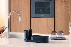 Brabantia Organizador de fregadero SinkStyle, set de 3 piezas, Mineral Infinite Grey Gris