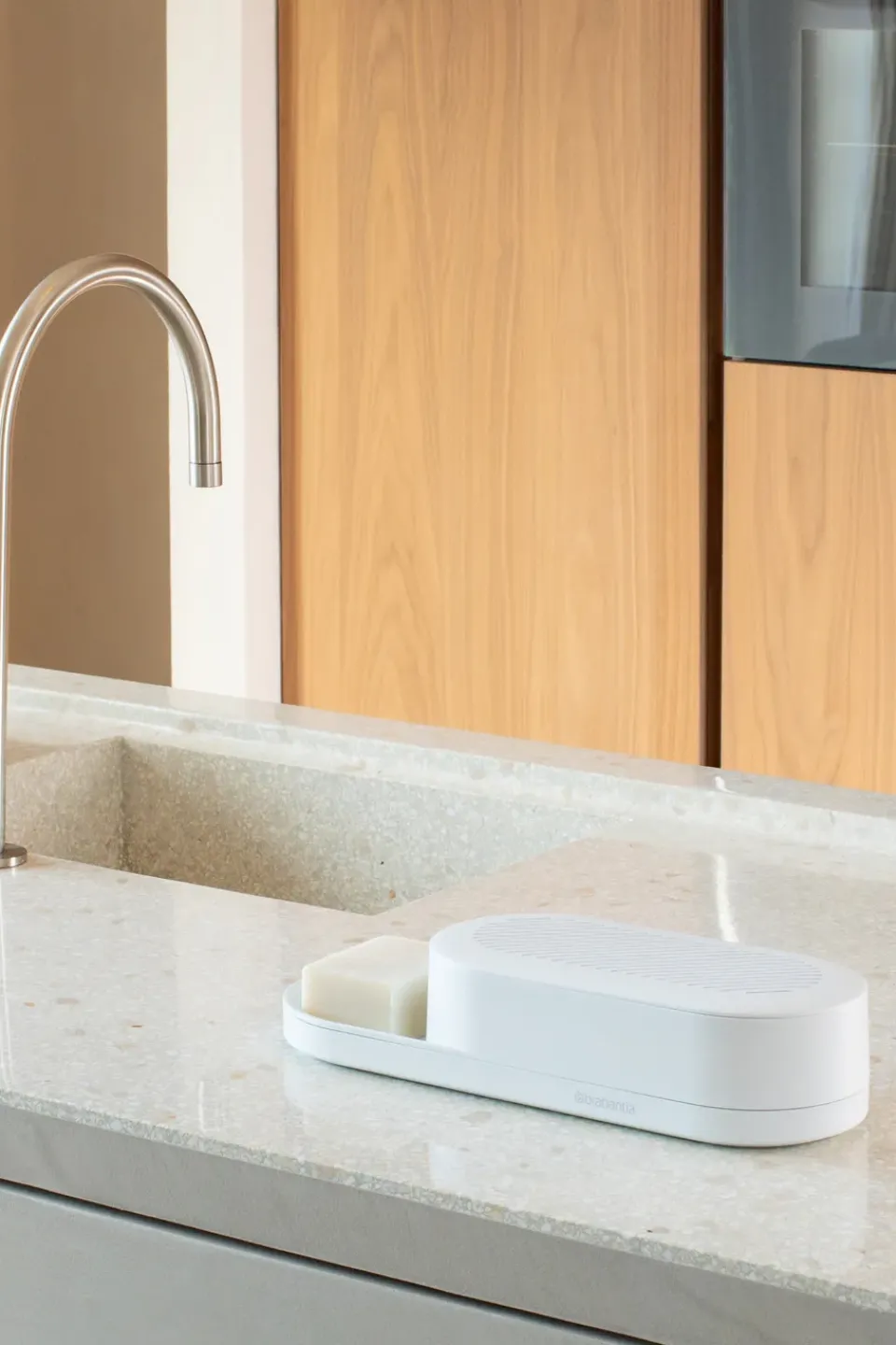Brabantia Otros Utensilios De Limpieza<Organizador de fregadero SinkStyle, Mineral Fresh White Blanco