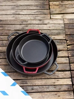 STAUB Woks|Sartenes Y Ollas De Hierro Fundido<Paella de hierro fundido con 2 asas Ø34 cm, Negro