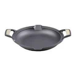 Victoria Paellera Signature hierro fundido pulido 33 cm, Negro Online