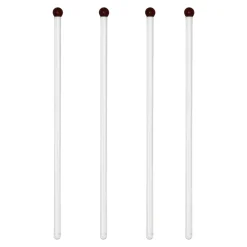 Scandi Living Pajitas Pure 4-pack, Rojo Best