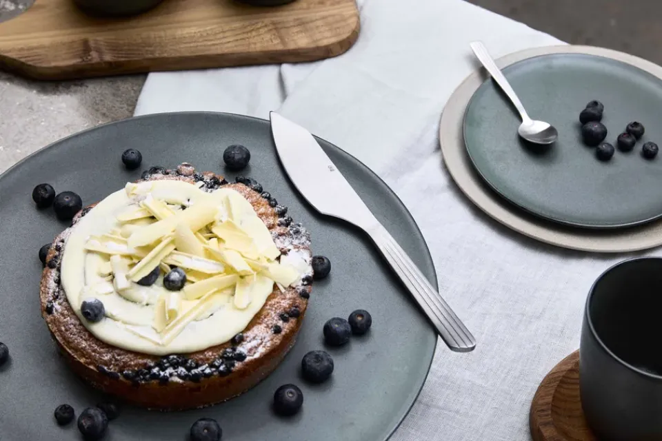 Aida Pala de tarta Raw, Acero mate Plateado Discount