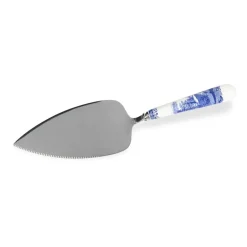 Spode Pala para tarta Blue Italian 25 cm, Cerámica-acero inoxidable AzulBlanco Outlet