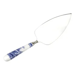 Spode Pala para tarta Blue Italian 25 cm, Cerámica-acero inoxidable AzulBlanco Outlet