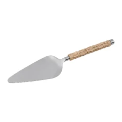 ERNST Pala para tarta con mango trenzado, Alga marina, 24,5 cm Beige Best