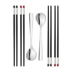 Zwilling Palillos Para Comer<Palillos Collection, 10 piezas PlateadoNegro