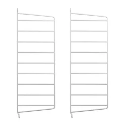 String Panel de pared , , 50x20 cm, paquete de 2 Blanco Discount