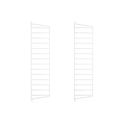 String Panel de pared , , 75x20 cm, paquete de 2 Blanco Sale