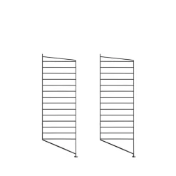 String Estanterias String|Estantes Y Estanterías De Pared<Panel de suelo , , 85x30 cm, paquete de 2 Negro