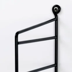 String Estanterias String|Estantes Y Estanterías De Pared<Panel de suelo , , 200x30 cm, paquete de 2 Negro