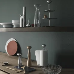 Georg Jensen Paneras De Mesa<Panera Alfredo, pequeña, Ø 21,5 cm GrisPlateado