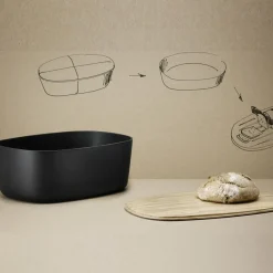 RIG-TIG Paneras De Cocina<Panera BOX-IT 22,5x34,5 cm, Negro