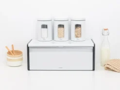 Brabantia Panera Fall Front, White-black Blanco Clearance