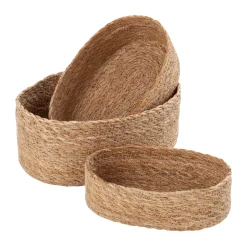 Dixie Paneras De Mesa<Panera ovalada Emil set de 3, Natural Beige