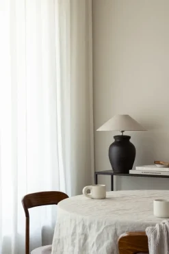Watt & Veke Pantalla de lámpara Basic flat Ø42 cm, Natural Beige Sale
