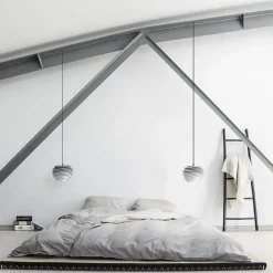 Umage Pantalla de lámpara Carmina mini Ø32 cm, Misty grey Gris Clearance