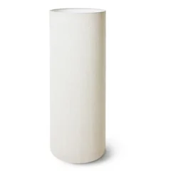 HKliving Pantallas De Lámparas<Pantalla de lámpara Cylinder Ø33 cm, Natural linen Blanco
