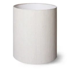 HKliving Pantalla de lámpara Cylinder Ø30 cm, natural linen Beige New