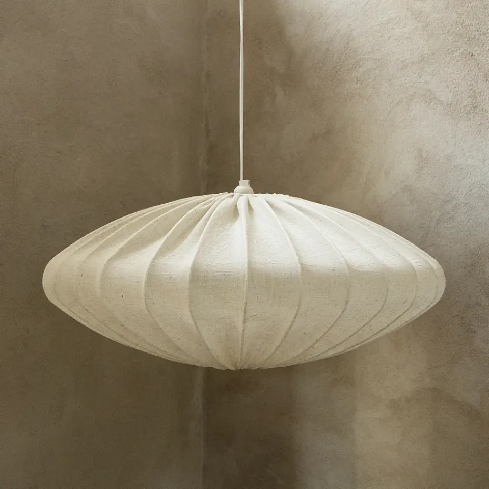 Watt & Veke Pantalla de lámpara Ellipse P65 cm lino, Natural Beige Discount