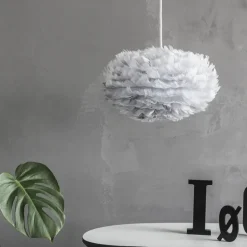 Umage Pantalla de lámpara Eos claro, mini Ø 35 cm Gris Outlet