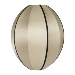 Oi Soi Oi Pantallas De Lámparas<Pantalla de lámpara Indochina Classic Oval S, Kit-black Beige