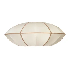 Oi Soi Oi Pantalla de lámpara Indochina Classic UFO, Offwhite-amber Beige