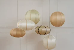 Oi Soi Oi Pantalla de lámpara Indokina Pumpkin S, Kit-black Beige Sale