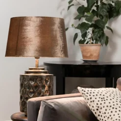 Watt & Veke Pantalla de lámpara Lola 33 cm, oro Color dorado Clearance