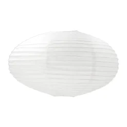Scandi Living Pantallas De Lámparas<Pantalla de lámpara ovalada Lucent, Ø53 cm Blanco
