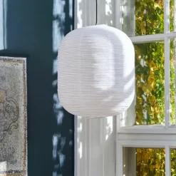HAY Lámparas Infantiles|Pantallas De Lámparas<Pantalla de lámpara Paper Shade ovalada, Blanco