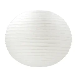 Scandi Living Pantalla de lámpara redonda Lucent, Ø40 cm Blanco Discount