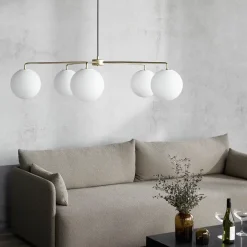 Audo Copenhagen Pantalla de lámpara TR vidrio opalino, mate Blanco New