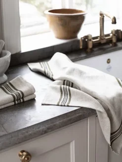 Tell Me More Paño de cocina Astrid 50x70 cm, Olive Beige Best