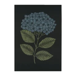 Ekelund Linneväveri Paños De Cocina|Paños De Cocina<Paño de cocina Hydrangea 48x70 cm, Negro-azul NegroAzul