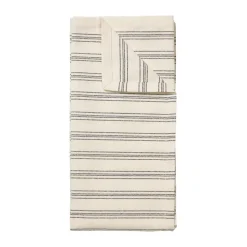Broste Copenhagen Paño de cocina Karl 50x70 cm, Black-natural Negro Clearance