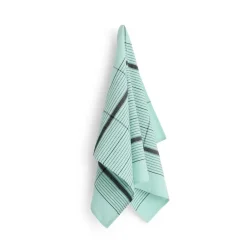 HAY Paño de cocina Linear 52x80 cm, Turquoise Verde Hot