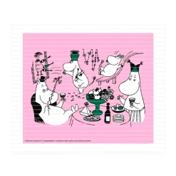 Opto Design Paño de cocina Moomin 80, 17x20 cm, Rosa Online