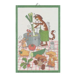 Ekelund Linneväveri Paños De Cocina|Paños De Cocina<Paño de cocina Pettson & Findus, cocinando Multi