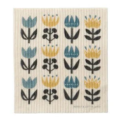 Klippan Yllefabrik Bayetas Y Cepillos Limpiavajilla<Paño de cocina Tulip 17x20 cm, Gris
