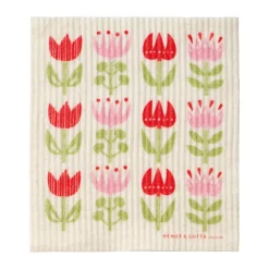Klippan Yllefabrik Bayetas Y Cepillos Limpiavajilla<Paño de cocina Tulip 17x20 cm, Multi