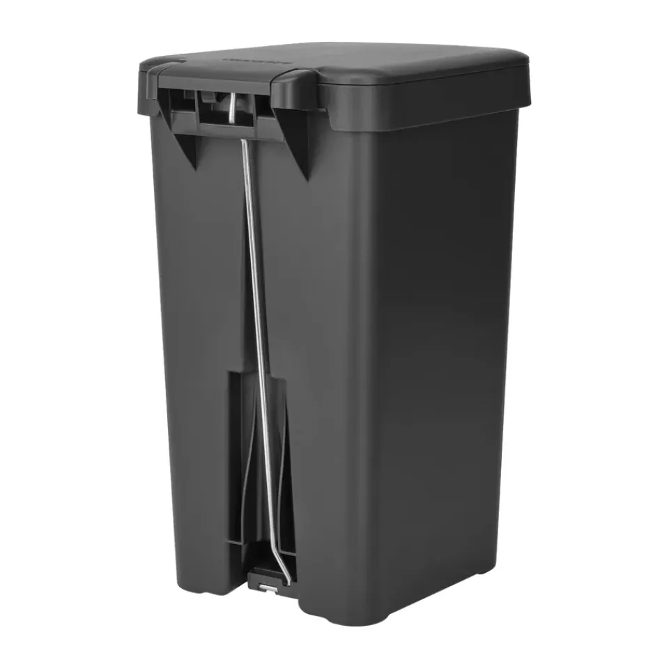 Brabantia Papelera con pedal StepUp de 16 L, oscuro Gris