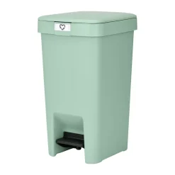 Brabantia Cubos De Pedal|Cubos De Pedal<Papelera con pedal StepUp de 10 L, Jade green Verde