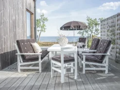 Fri Form Parasol 90, , Ø220 cm Gris Discount