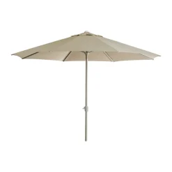 Brafab Parasol Bolano, Champagne, Ø330 cm Beige New